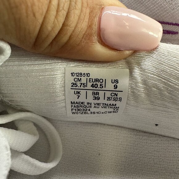 Asics NovaBlast 4 Women's size 9 Light Grey Purple Pink Running Shoes - Picture 8 of 8